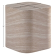 Meridian Furniture Vellon Travertine Concrete Indoor / Outdoor End / Side Table