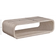 Meridian Furniture Calix Travertine Concrete Indoor / Outdoor Coffee Table