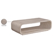 Meridian Furniture Calix Travertine Concrete Indoor / Outdoor Coffee Table