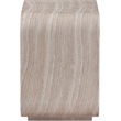 Meridian Furniture Calix Travertine Concrete Indoor / Outdoor End / Side Table