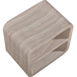 Meridian Furniture Calix Travertine Concrete Indoor / Outdoor End / Side Table