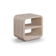 Meridian Furniture Calix Travertine Concrete Indoor / Outdoor End / Side Table
