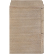 Meridian Furniture Caswell Natural Oak Veneer And Solid Wood Nightstand