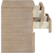 Meridian Furniture Caswell Natural Oak Veneer And Solid Wood Nightstand