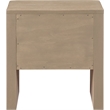 Meridian Furniture Caswell Natural Oak Veneer And Solid Wood Nightstand