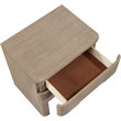 Meridian Furniture Caswell Natural Oak Veneer And Solid Wood Nightstand