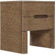 Meridian Furniture Caswell Brown Oak Veneer And Solid Wood Nightstand