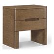 Meridian Furniture Caswell Brown Oak Veneer And Solid Wood Nightstand