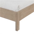 Meridian Furniture Caswell Natural Vegan Leather Upholstered King Bed