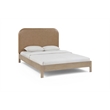 Meridian Furniture Caswell Natural Vegan Leather Upholstered King Bed
