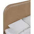 Meridian Furniture Caswell Brown Vegan Leather Upholstered Full Bed