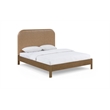 Meridian Furniture Caswell Brown Vegan Leather Upholstered Full Bed