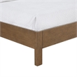 Meridian Furniture Caswell Brown Vegan Leather Upholstered King Bed