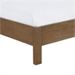 Meridian Furniture Caswell Brown Vegan Leather Upholstered Twin Bed