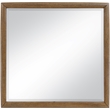 Meridian Furniture Caswell Brown Oak Veneer And Solid Wood Mirror