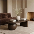 Meridian Furniture Solum Brown Ash Wood And Oak Veneer Coffee Table