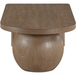 Meridian Furniture Solum Brown Ash Wood And Oak Veneer Coffee Table