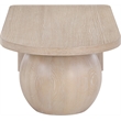 Meridian Furniture Solum Natural Ash Wood And Oak Veneer Coffee Table