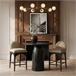 Meridian Furniture Cosenza Black Concrete Indoor/Outdoor Counter HT Table