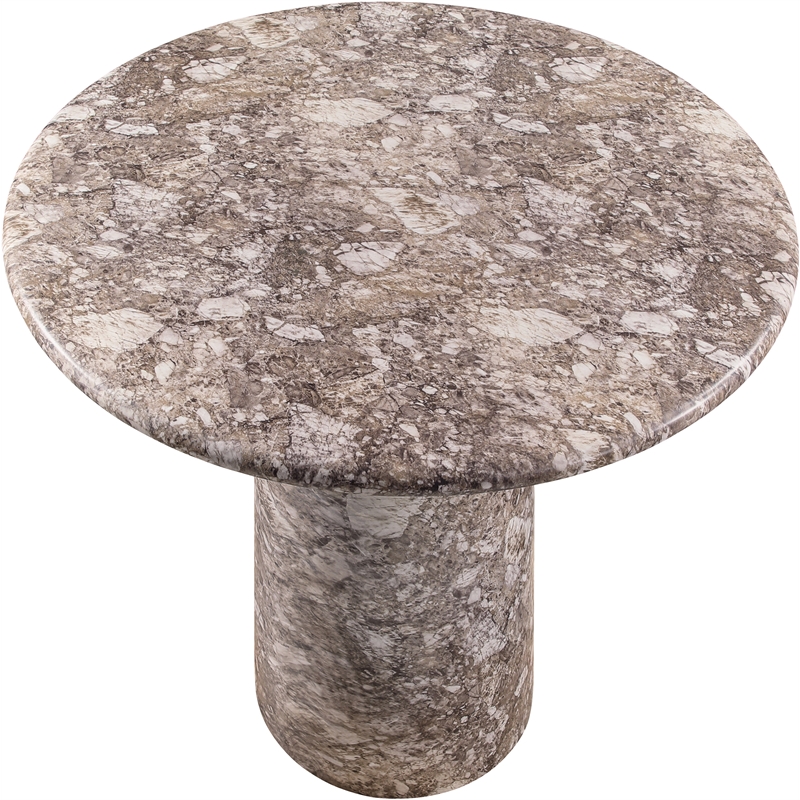 Meridian Furniture Cosenza Brown Concrete Indoor/Outdoor Counter Height Table