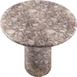 Meridian Furniture Cosenza Brown Concrete Indoor/Outdoor Counter HT Table