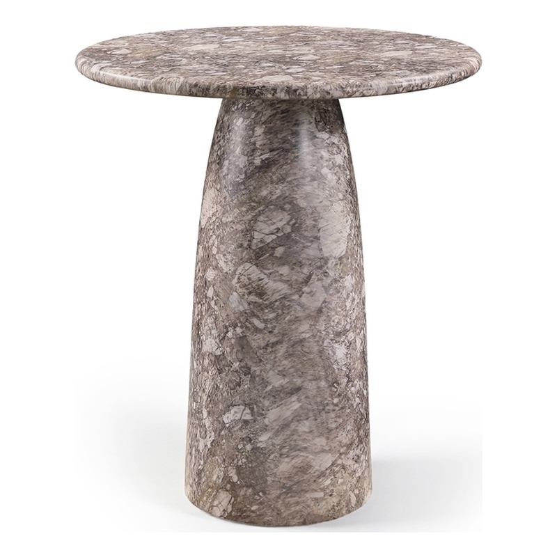Meridian Furniture Cosenza Brown Concrete Indoor/Outdoor Counter Height Table
