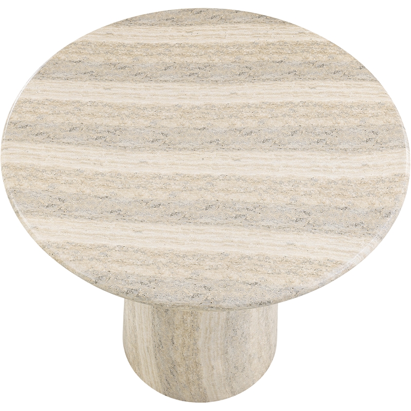 Meridian Furniture Cosenza Travertine Concrete Indoor/Outdoor Counter High Table