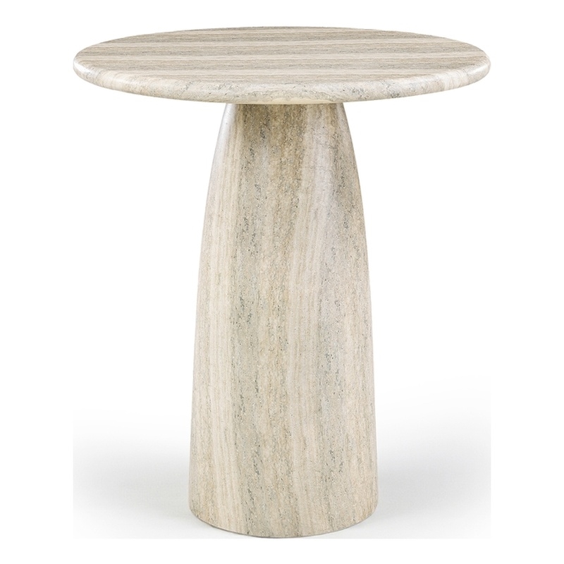 Meridian Furniture Cosenza Travertine Concrete Indoor/Outdoor Counter High Table