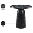 Meridian Furniture Cosenza Black Concrete Indoor/Outdoor Counter Table