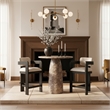 Meridian Furniture Cosenza Brown Concrete Indoor/Outdoor Counter Table