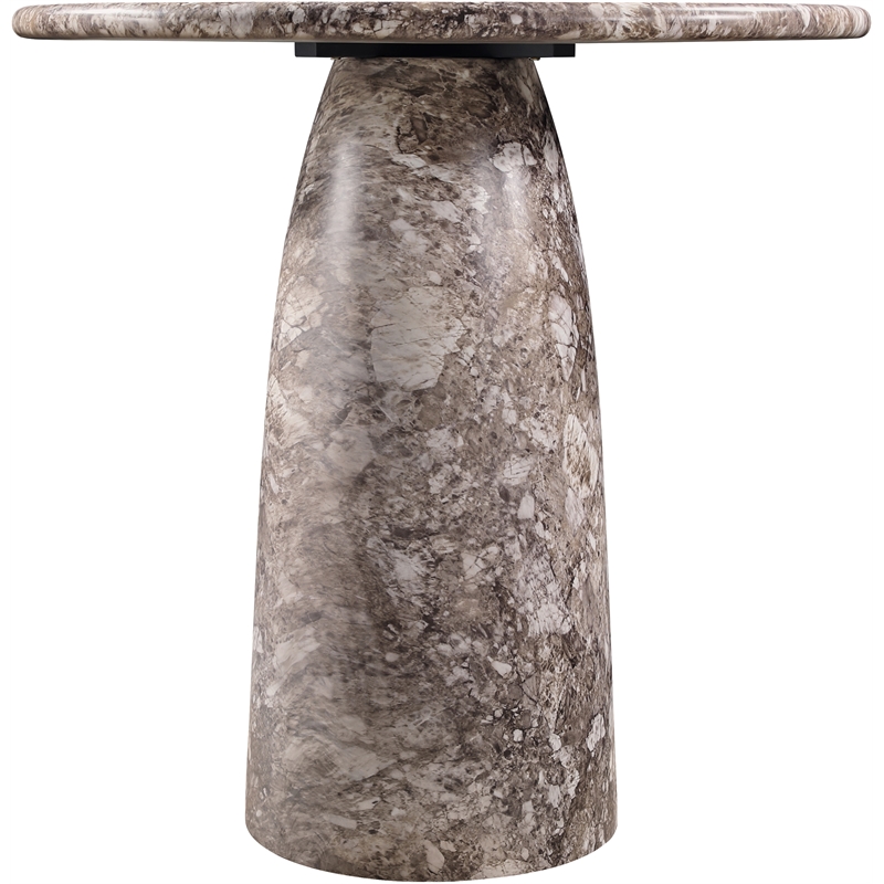 Meridian Furniture Cosenza Brown Concrete Indoor/Outdoor Counter Height Table