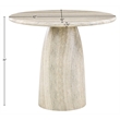 Meridian Furniture Cosenza Travertine Concrete Indoor/Outdoor Counter Table