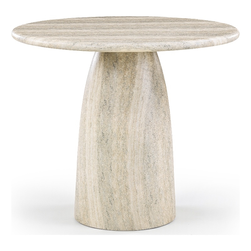Meridian Furniture Cosenza Travertine Concrete Indoor/Outdoor Counter High Table