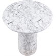 Meridian Furniture Cosenza White Concrete Indoor/Outdoor Counter HT Table