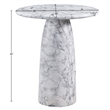 Meridian Furniture Cosenza White Concrete Indoor/Outdoor Counter HT Table