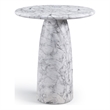 Meridian Furniture Cosenza White Concrete Indoor/Outdoor Counter HT Table