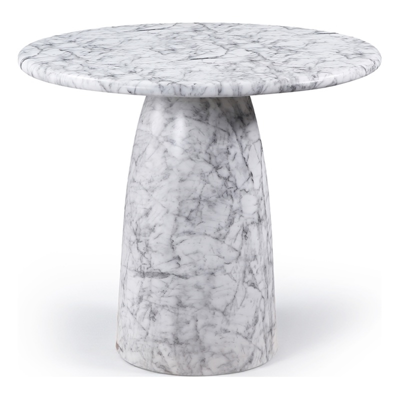 Meridian Furniture Cosenza White Concrete Indoor/Outdoor Counter Height Table