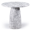Meridian Furniture Cosenza White Concrete Indoor/Outdoor Counter Table