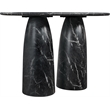 Meridian Furniture Cosenza Black Concrete Indoor/Outdoor Counter Height Table
