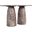 Meridian Furniture Cosenza Brown Concrete Indoor/Outdoor Counter Height Table
