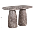 Meridian Furniture Cosenza Brown Concrete Indoor/Outdoor Counter Height Table