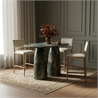 Meridian Furniture Cosenza Green Concrete Indoor/Outdoor Counter Height Table