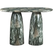 Meridian Furniture Cosenza Green Concrete Indoor/Outdoor Counter Height Table