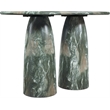 Meridian Furniture Cosenza Green Concrete Indoor/Outdoor Counter Height Table