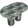 Meridian Furniture Cosenza Green Concrete Indoor/Outdoor Counter Height Table