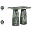 Meridian Furniture Cosenza Green Concrete Indoor/Outdoor Counter Height Table