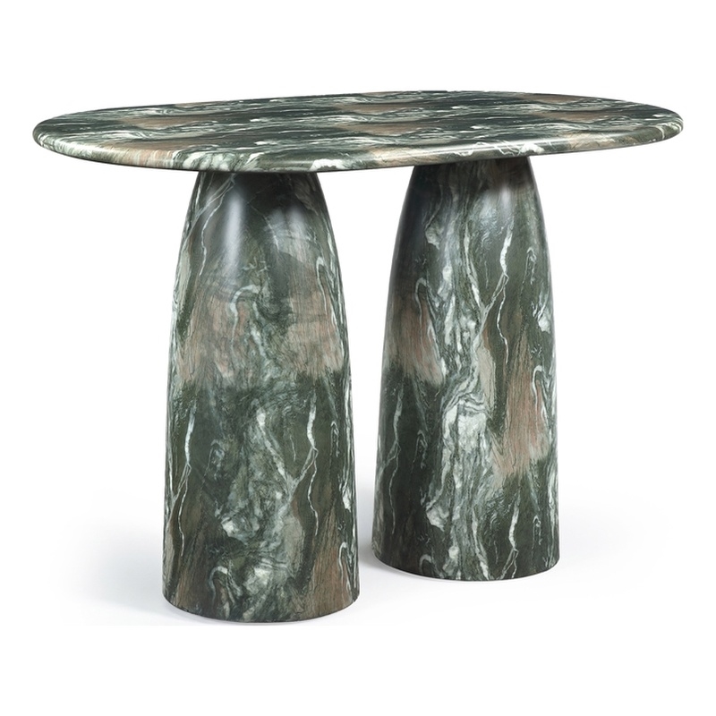 Meridian Furniture Cosenza Green Concrete Indoor/Outdoor Counter Height Table