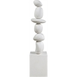 Meridian Furniture Torix Cream Concrete Sculpture