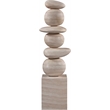 Meridian Furniture Torix Travertine Concrete Sculpture