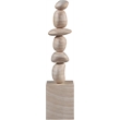 Meridian Furniture Torix Travertine Concrete Sculpture